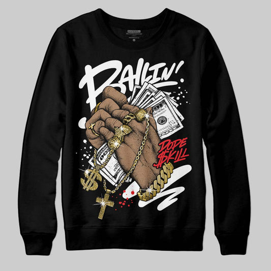 Dunk Low Panda White Black DopeSkill Sweatshirt Always Ballin' Graphic Streetwear - Black