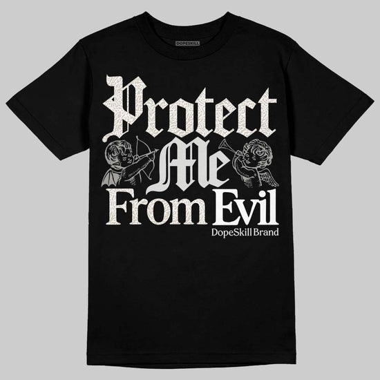 Jordan 3 Retro Pure Money DopeSkill T-Shirt Protect Me From Evil Graphic Streetwear - Black