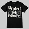 Jordan 3 Retro Pure Money DopeSkill T-Shirt Protect Me From Evil Graphic Streetwear - Black