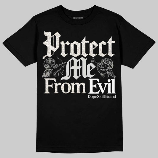Jordan 3 Retro Pure Money DopeSkill T-Shirt Protect Me From Evil Graphic Streetwear - Black