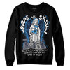 Jordan Spiz’ike Low “White/Obsidian” DopeSkill Sweatshirt Angels Graphic Streetwear - Black