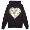 Jordan 4 "Sail" DopeSkill Hoodie Sweatshirt Heart Jordan 4 Graphic Streetwear - Black 