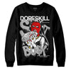 Jordan 1 Low OG “Shadow” DopeSkill Sweatshirt Stay It Busy Graphic Streetwear - Black