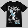 Vans Knu Stack Vintage Satin Dream Blue DopeSkill T-Shirt Play together, Stay together Graphic Streetwear - Black