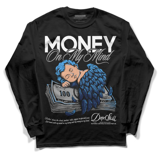 Jordan 3 "Midnight Navy" DopeSkill Long Sleeve T-Shirt MOMM Graphic Streetwear - Black