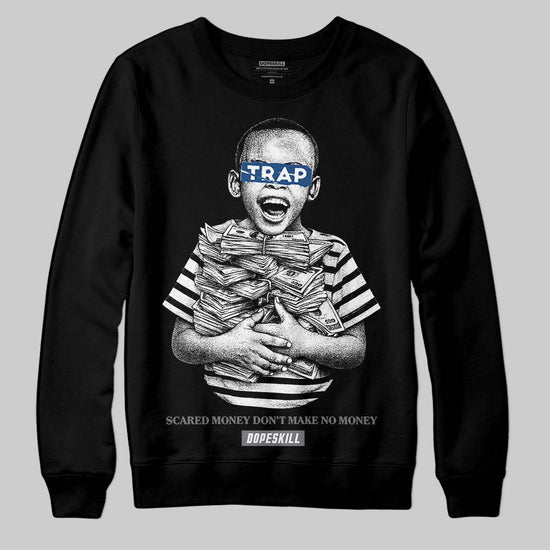 Jordan 9 Retro 'Flint Grey' 2026 DopeSkill Sweatshirt Scared Money Don't Make No Money Graphic Streetwear - Black