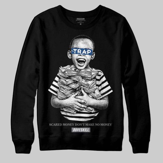 Jordan 9 Retro 'Flint Grey' 2026 DopeSkill Sweatshirt Scared Money Don't Make No Money Graphic Streetwear - Black