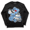 Jordan 9 Powder Blue DopeSkill Long Sleeve T-Shirt Bear Steals Sneaker Graphic Streetwear - Black