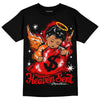 Jordan 1 Retro High OG "Satin Bred" DopeSkill T-Shirt Heaven Sent Graphic Streetwear - Black