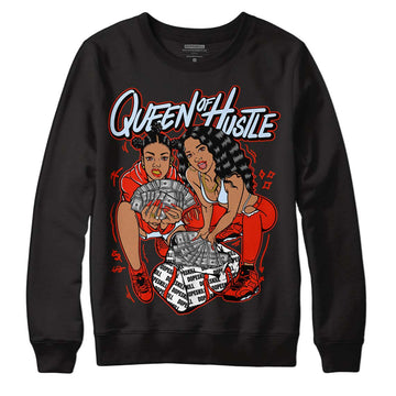 Jordan 6 Retro Toro Bravo DopeSkill Sweatshirt Queen Of Hustle Graphic Streetwear - Black