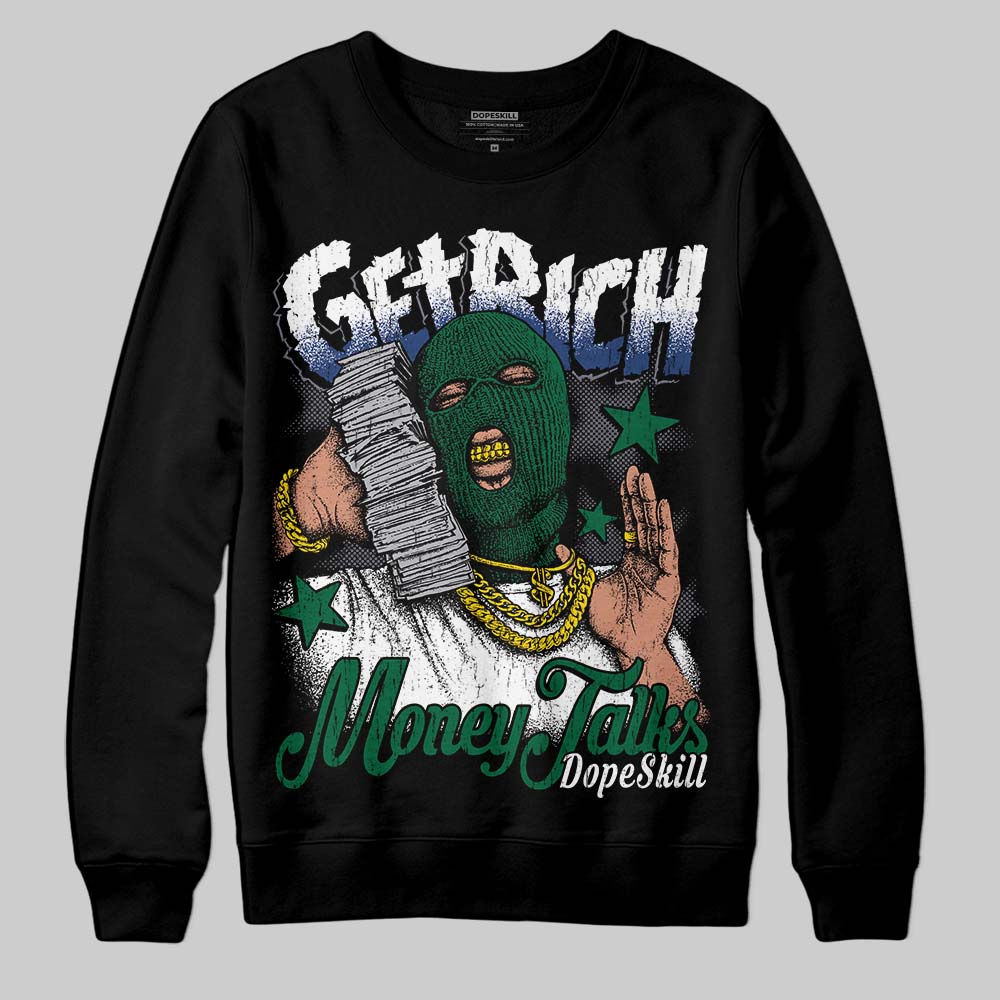 Asics GT-2160 ‘Shamrock Green’ DopeSkill Sweatshirt Get Rich Graphic Streetwear - Black