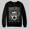 Olive Sneakers DopeSkill Sweatshirt Root of Evil Graphic Streetwear - Black