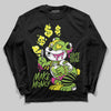 Neon Green Sneakers DopeSkill Long Sleeve T-Shirt Make Money Graphic Streetwear - black