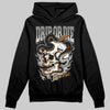 Grey Sneakers DopeSkill Hoodie Drip or Die Graphic Streetwear - Black
