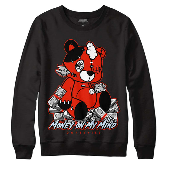 Jordan 6 Retro Toro Bravo DopeSkill Sweatshirt MOMM Bear Graphic Streetwear - Black