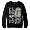 Dunk Low Cool Grey DopeSkill Sweatshirt Real Ones Move In Silence Graphic Streetwear - Black