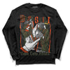 Olive Sneakers DopeSkill Long Sleeve T-Shirt Gotta Lotta Means Graphic Streetwear - Black