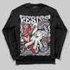 Jordan 3 Retro White Cement Reimagined DopeSkill Long Sleeve T-Shirt Resist Graphic Streetwear - Black