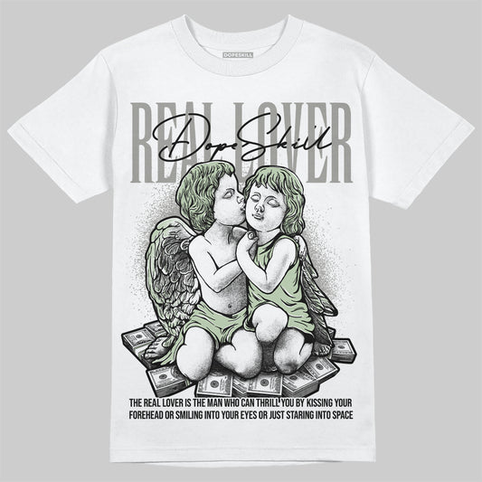 Jordan 4 WMNS “Seafoam” (2025) DopeSkill T-Shirt Real Lover Graphic Streetwear - White