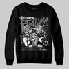 Jordan 4 Retro Cave Stone DopeSkill Sweatshirt Distorted Realms Graphic Streetwear - Black