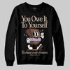 Harris Tweed x Wmns Dunk Low 'Sesame' DopeSkill Sweatshirt Owe It To Yourself Graphic Streetwear - Black
