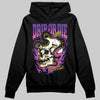 PURPLE Sneakers DopeSkill Hoodie Drip or Die Graphic Streetwear - Black
