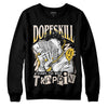 Jordan 4 "Sail" DopeSkill Sweatshirt Sorry I've Been Trappin Graphic Streetwear - Black