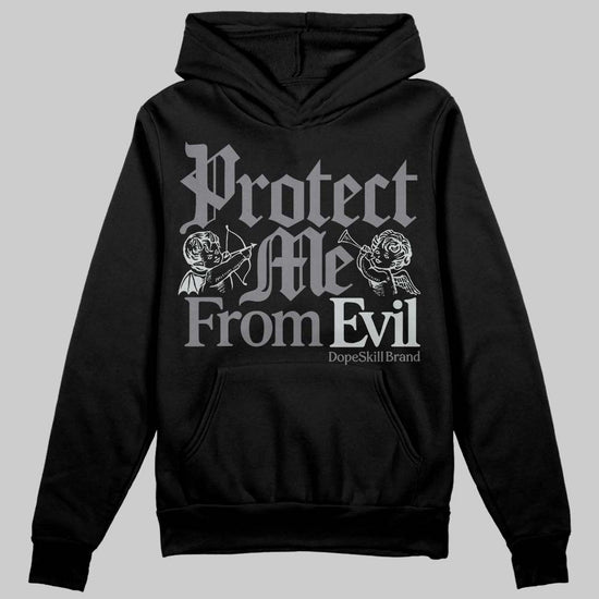 Jordan 4 “Fear” DopeSkill Hoodie Sweatshirt Protect Me From Evil Graphic Streetwear - Black