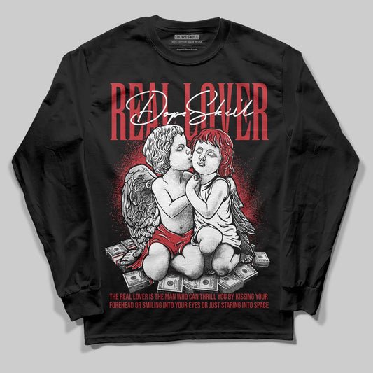 Jordan 1 Low OG "Chicago" DopeSkill Long Sleeve T-Shirt Real Lover Graphic Streetwear - black