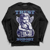 University Blue Sneakers DopeSkill Long Sleeve T-Shirt Trust Nobody Graphic Streetwear - Black
