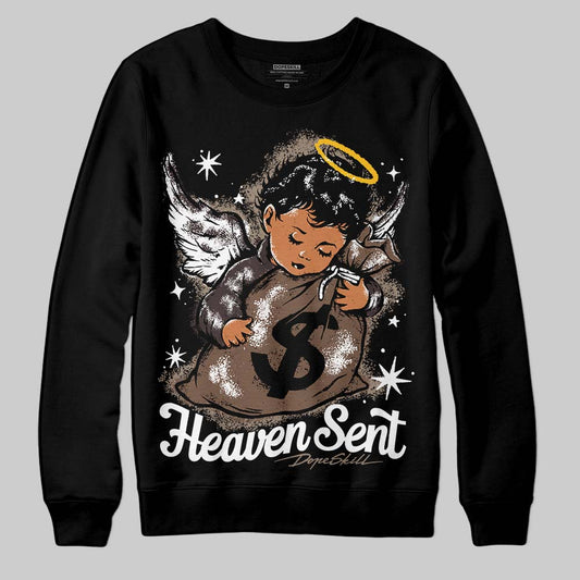 SoleFly x Air Jordan 12 Retro SP 'Cafecito/Baroque Brown' DopeSkill Sweatshirt Heaven Sent Graphic Streetwear - Black