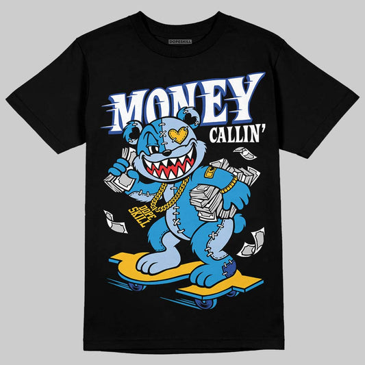 Royal Blue Sneakers DopeSkill T-Shirt Money Callin' Graphic Streetwear - Black
