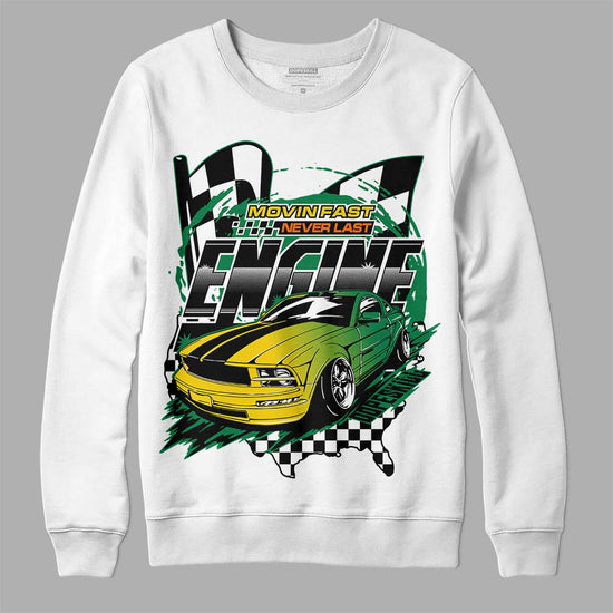 Green Sneakers DopeSkill Sweatshirt ENGINE Tshirt Graphic Streetwear - White 