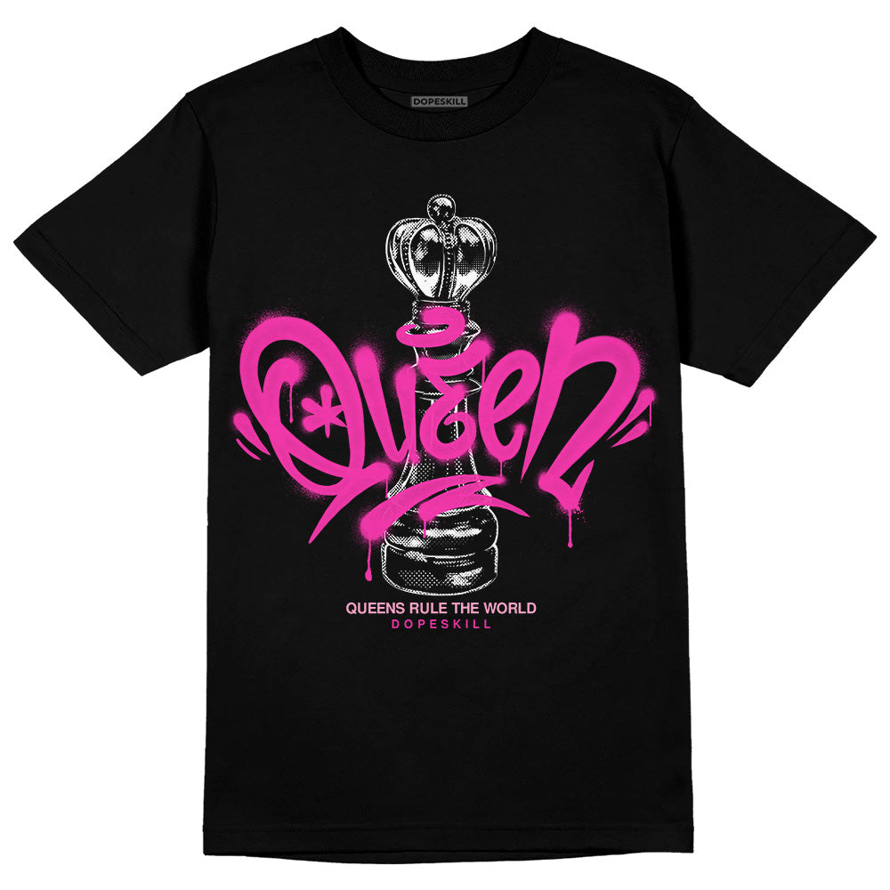 Dunk Low GS 'Triple Pink' DopeSkill T-Shirt Queen Chess Graphic Streetwear - Black