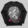 Pink Sneakers DopeSkill Long Sleeve T-Shirt Money Longer Graphic Streetwear - Black