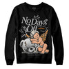 Dunk Low Cool Grey DopeSkill Sweatshirt New No Days Off Graphic Streetwear - Black