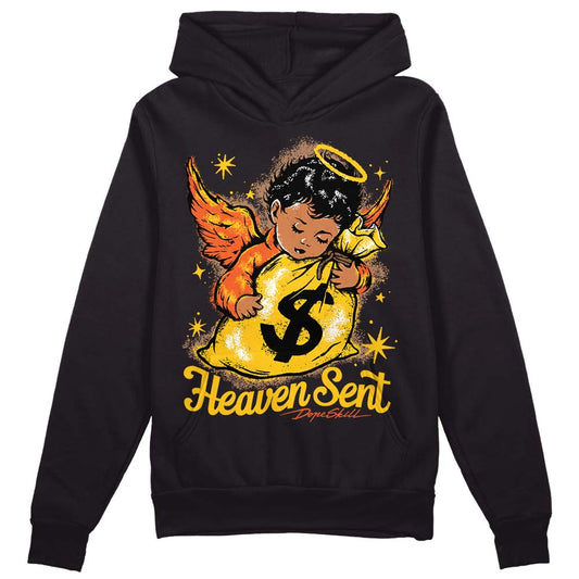 Yellow Sneakers DopeSkill Hoodie Sweatshirt Heaven Sent Graphic Streetwear - Black