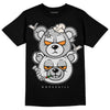 Dunk Low Cool Grey DopeSkill T-Shirt New Double Bear Graphic Streetwear - Black