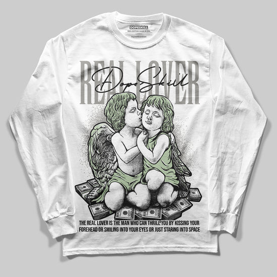 Jordan 4 WMNS “Seafoam” (2025) DopeSkill Long Sleeve T-Shirt Real Lover Graphic Streetwear - White