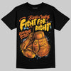 Orange, Black and White Sneakers DopeSkill T-Shirt Fight For Right Graphic Streetwear - Black