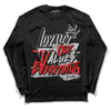 Jordan Spizike Low Bred DopeSkill Long Sleeve T-Shirt LOVE Graphic Streetwear - Black 