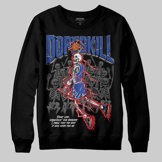 Jordan 4 “Rare Air” DopeSkill Sweatshirt Thunder Dunk Graphic Streetwear - Black
