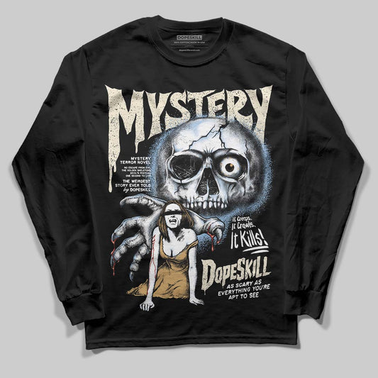Nike Air Diamond Turf Must Be the Money DopeSkill Long Sleeve T-Shirt Mystery Ghostly Grasp Graphic Streetwear - Black