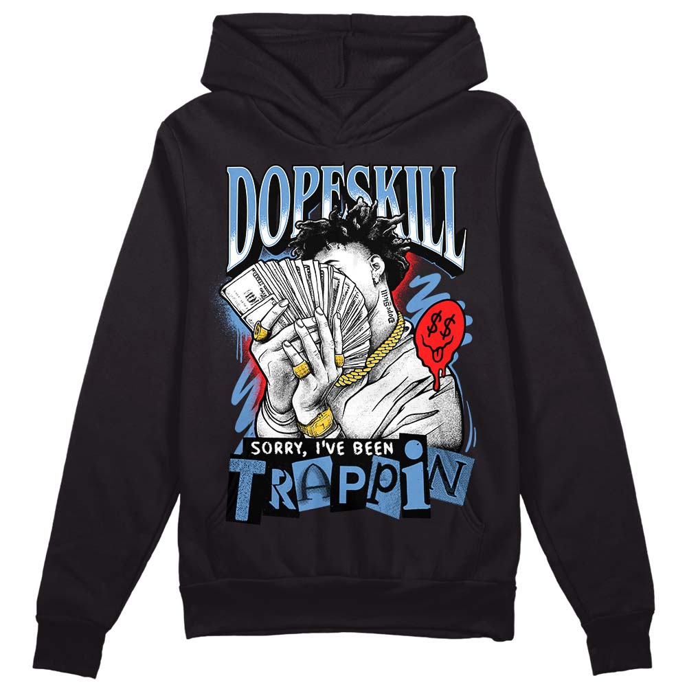 Dunk Low Retro White Polar Blue DopeSkill Hoodie Sweatshirt Sneakerhead BEAR Graphic Streetwear - Black