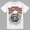 Jordan 4 Black Canvas DopeSkill T-Shirt Trapped Halloween Graphic Streetwear - White