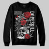 Jordan 4 OG “White Cement” DopeSkill Sweatshirt Side Hustle Graphic Streetwear - Black