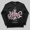 Dunk Low LX Pink Foam DopeSkill Long Sleeve T-Shirt King Chess Graphic Streetwear - Black