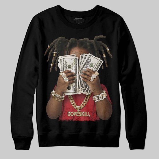 Jordan 3 Mexico 'El Vuelo' DopeSkill Sweatshirt Rich Youth Graphic Streetwear - Black