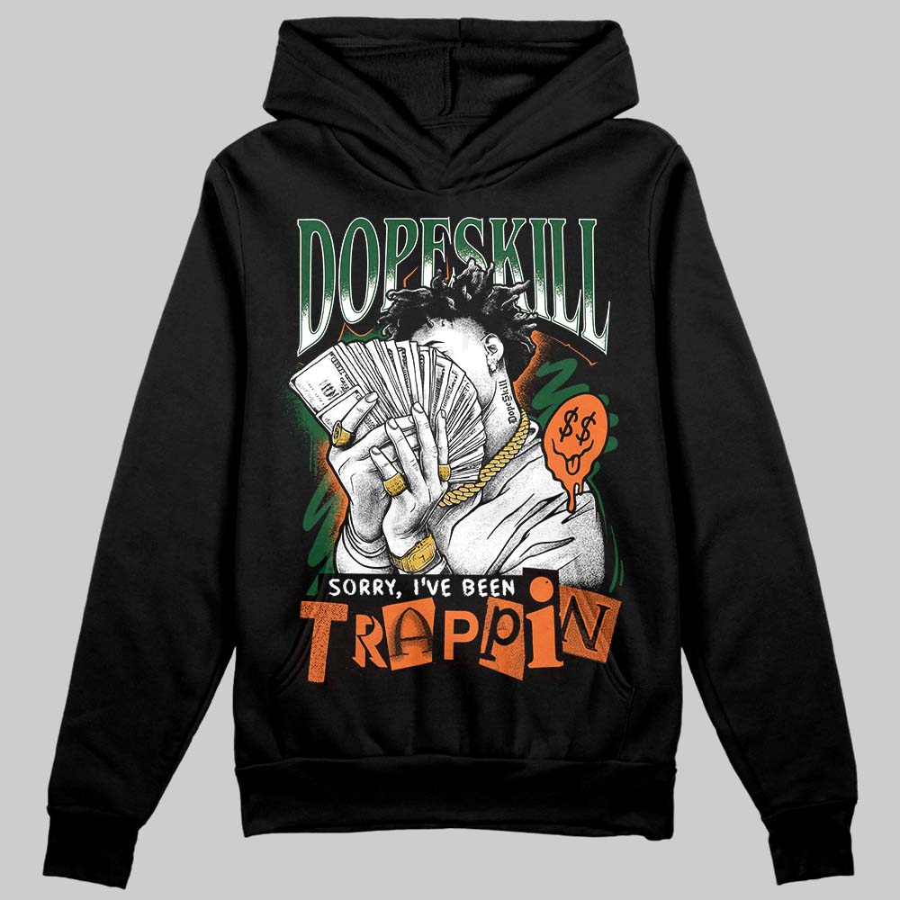 SoleFly x Air Jordan 3 “Fruits Of Our Labor” DopeSkill Hoodie Sweatshirt Sorry I've Been Trappin Graphic Streetwear - Black