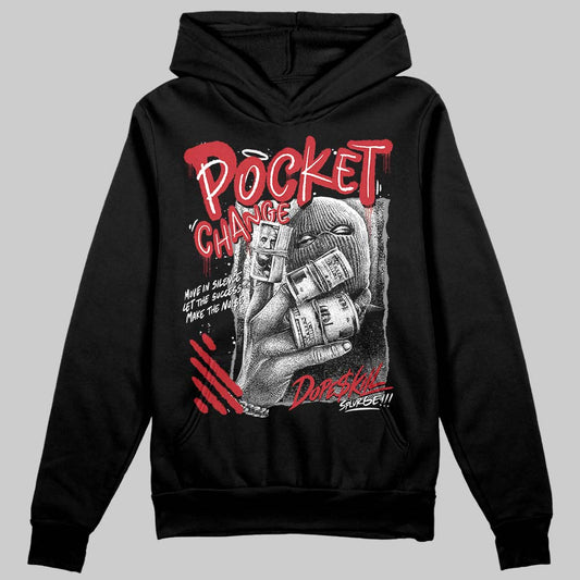 Jordan 1 Low OG "Chicago" DopeSkill Hoodie Sweatshirt Pocket Change Graphic Streetwear - Black